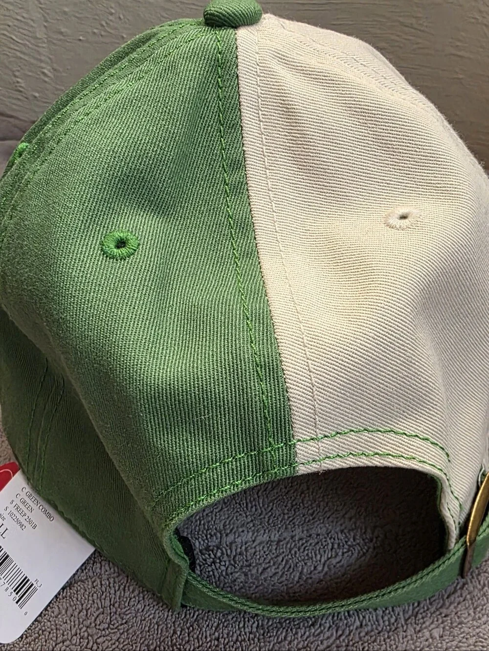 Free People Movement Double Hitter Baseball Hat Green Combo NWT